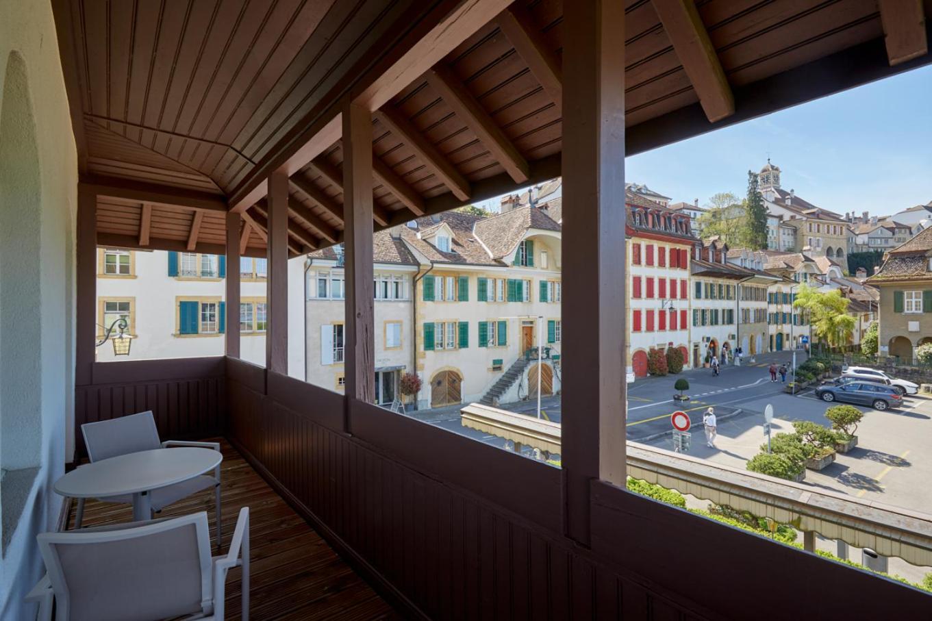 Hotel Schiff Am See Murten Buitenkant foto